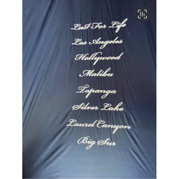 Lana Del Rey Official Monogram LDR Long Hooded Navy Jacket Small / Medium SM - Picture 5 of 11